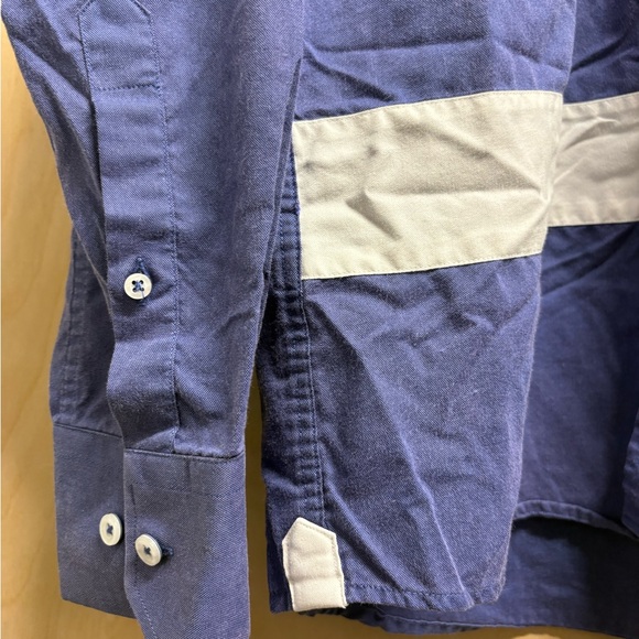 Trussardi Color-Block Button-Down (Size L) - Picture 6 of 10